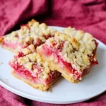 Rhubarb Oat Bars