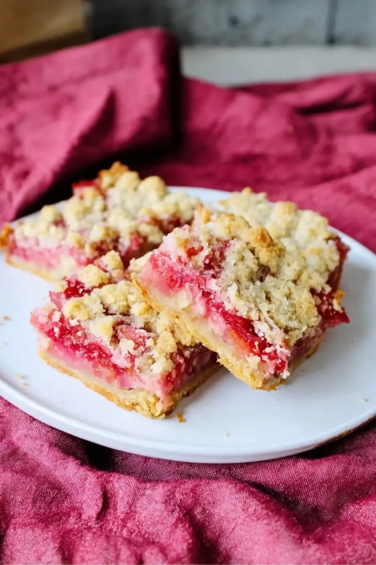 Rhubarb Oat Bars Rhubarb Oat Bars