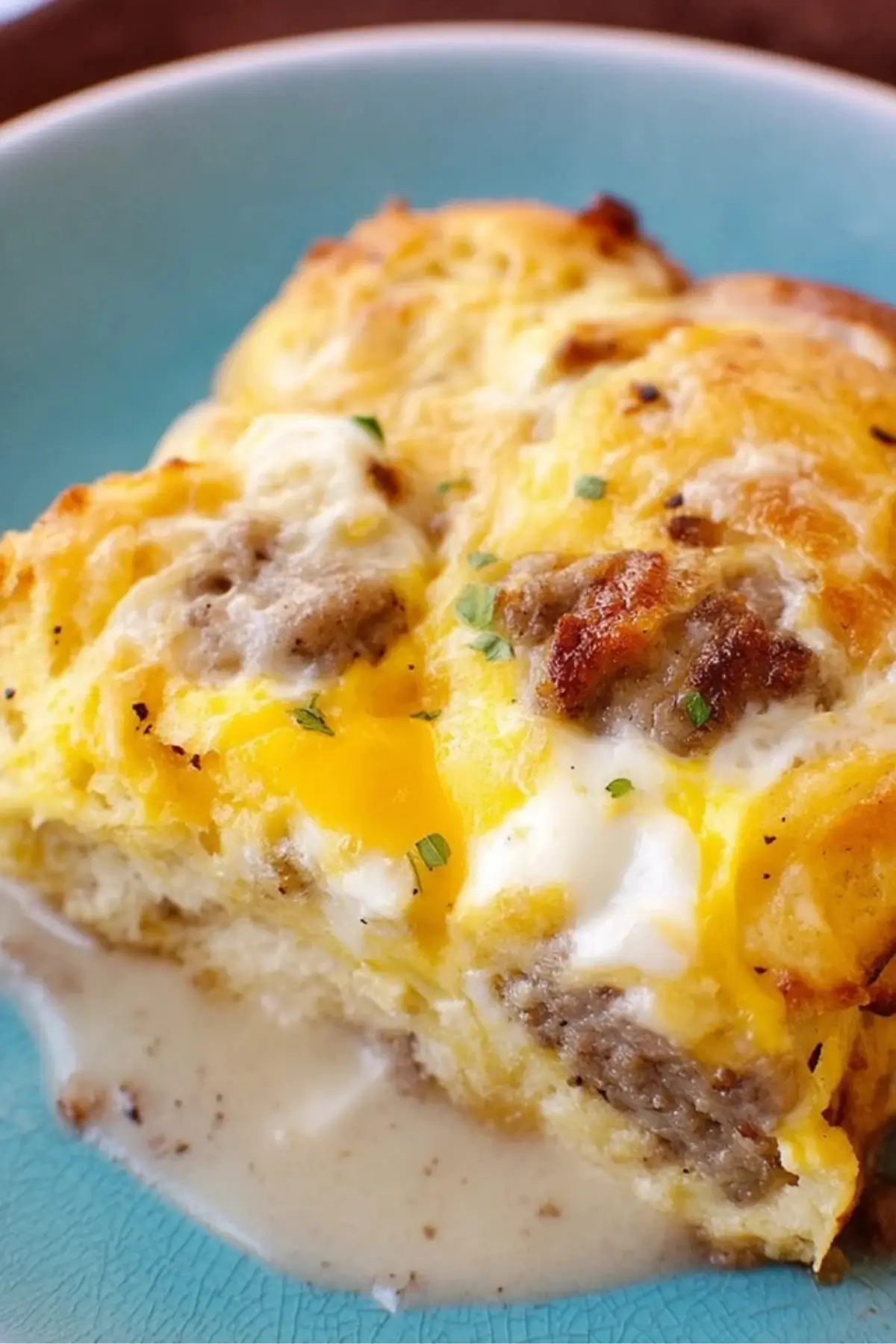 Biscuits and Gravy Breakfast Casserole Biscuits and Gravy Breakfast Casserole
