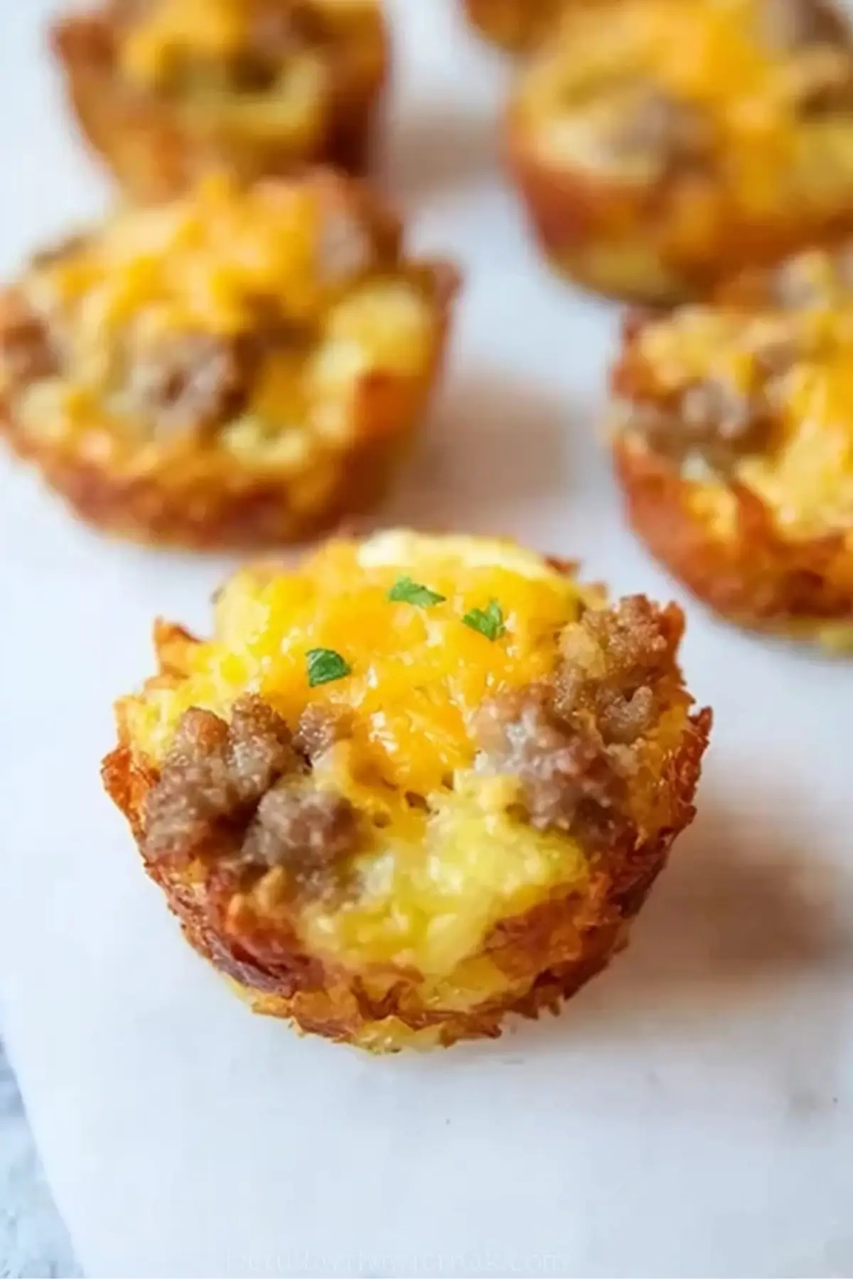 Sausage, Egg, and Cheese Breakfast Tots