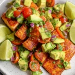Grilled Salmon with Avocado Salsa
