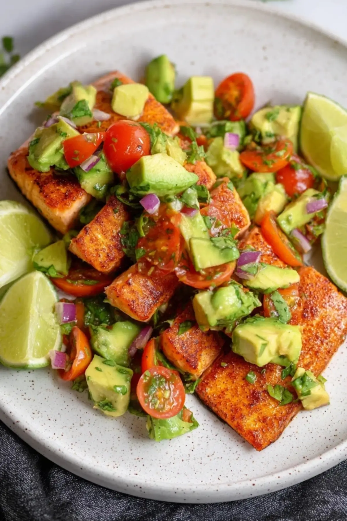 Grilled Salmon with Avocado Salsa Grilled Salmon with Avocado Salsa