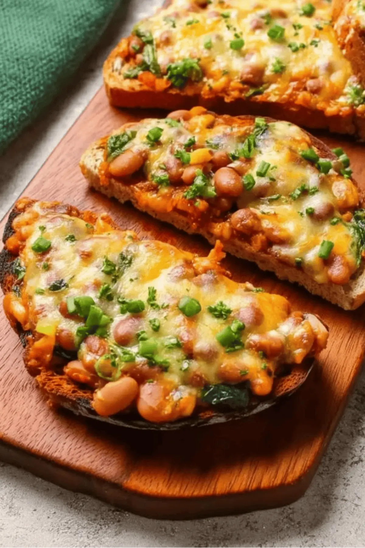 Cheesy Masala Beans on Toast Cheesy Masala Beans on Toast