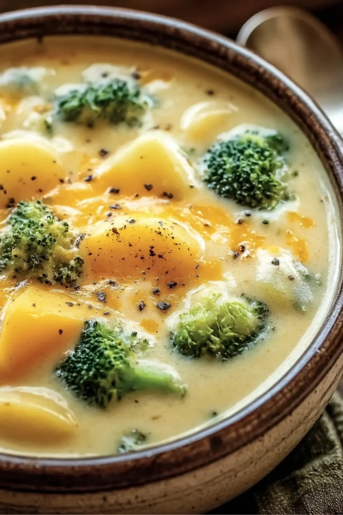 Creamy Crockpot Potato Broccoli Cheddar Soup Creamy Crockpot Potato Broccoli Cheddar Soup