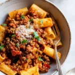 Rigatoni Bolognese