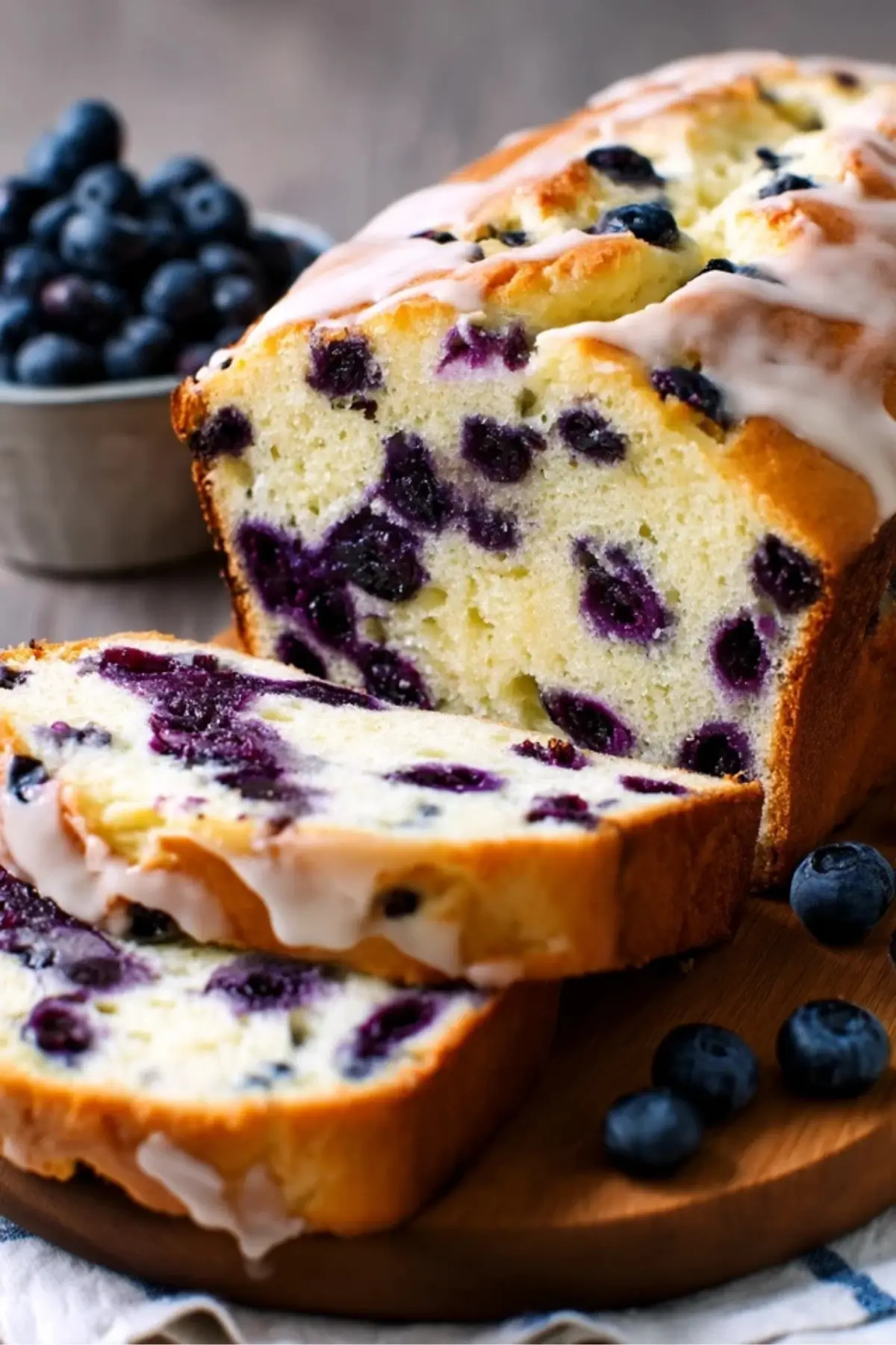 Blueberry Cream Cheese Bread