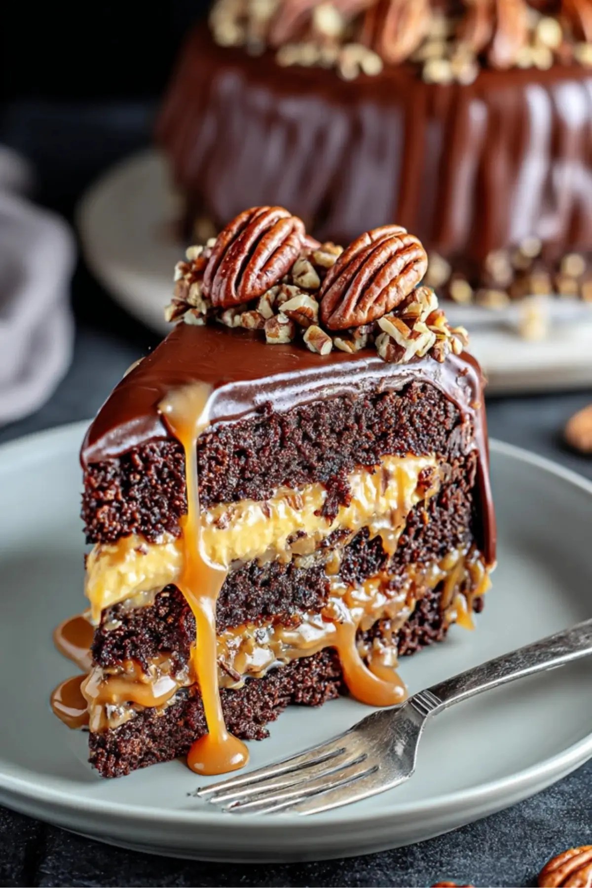 Turtle Caramel Cake Turtle Caramel Cake