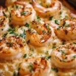 Easy Baked Stuffed Shrimp Casserole