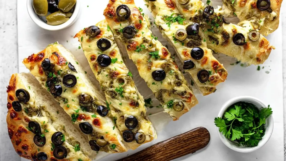 Easy Olive Cheese Bread