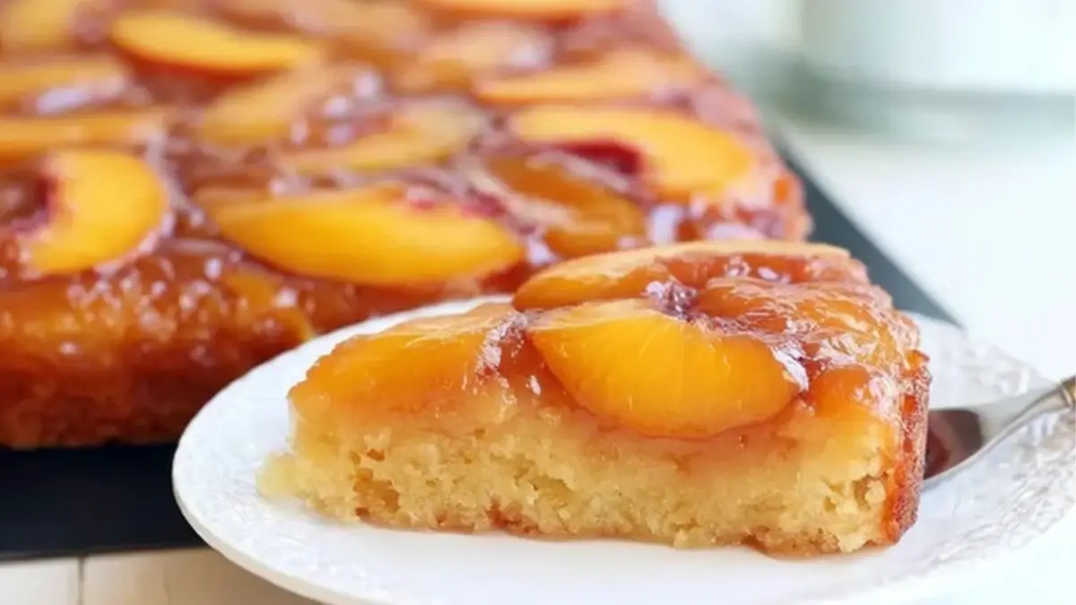 Peach Upside-Down Cake