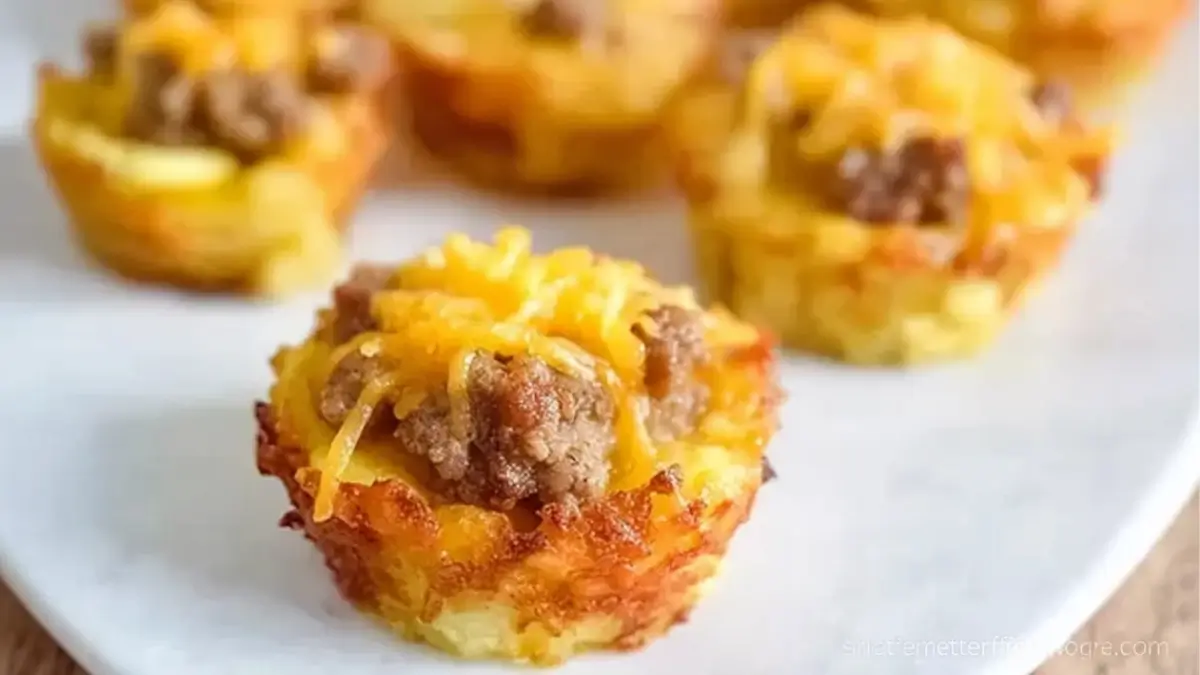 Sausage, Egg, and Cheese Breakfast Tots