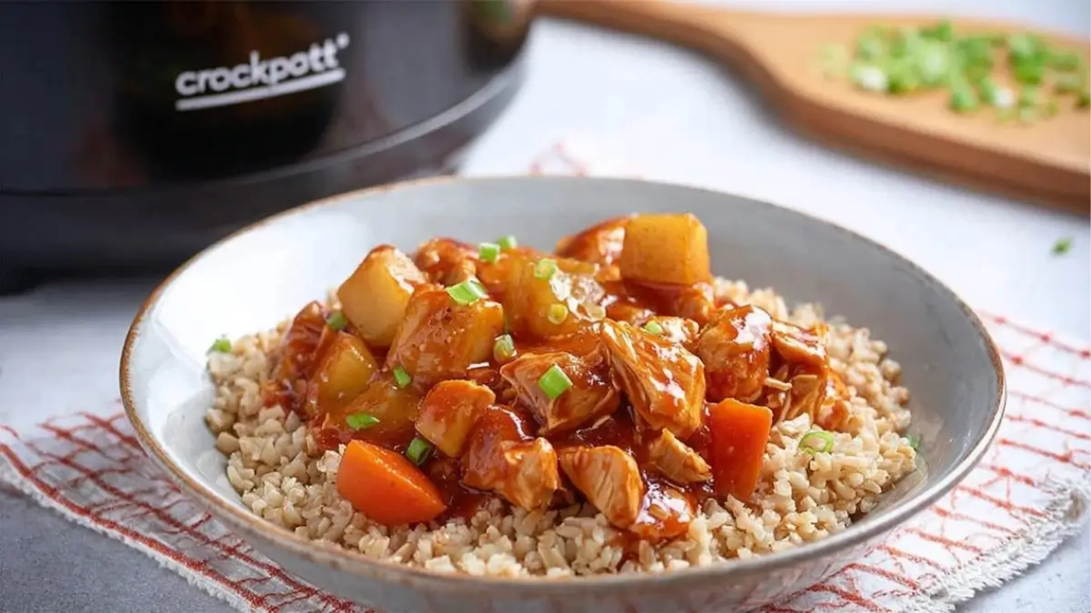 Sweet Hawaiian Crockpot Chicken