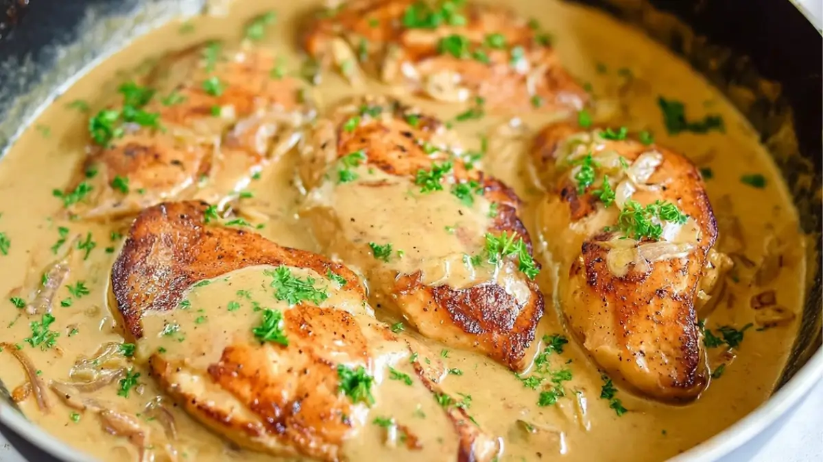 One-Pan Creamy Garlic Chicken