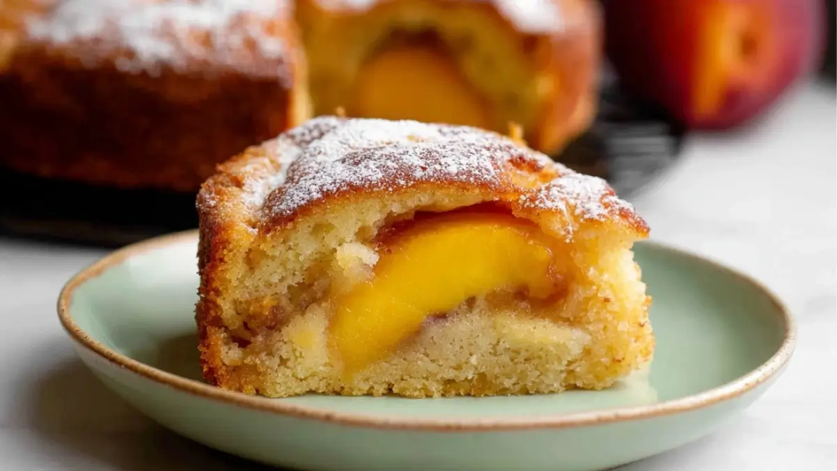 Fresh Peach Cake