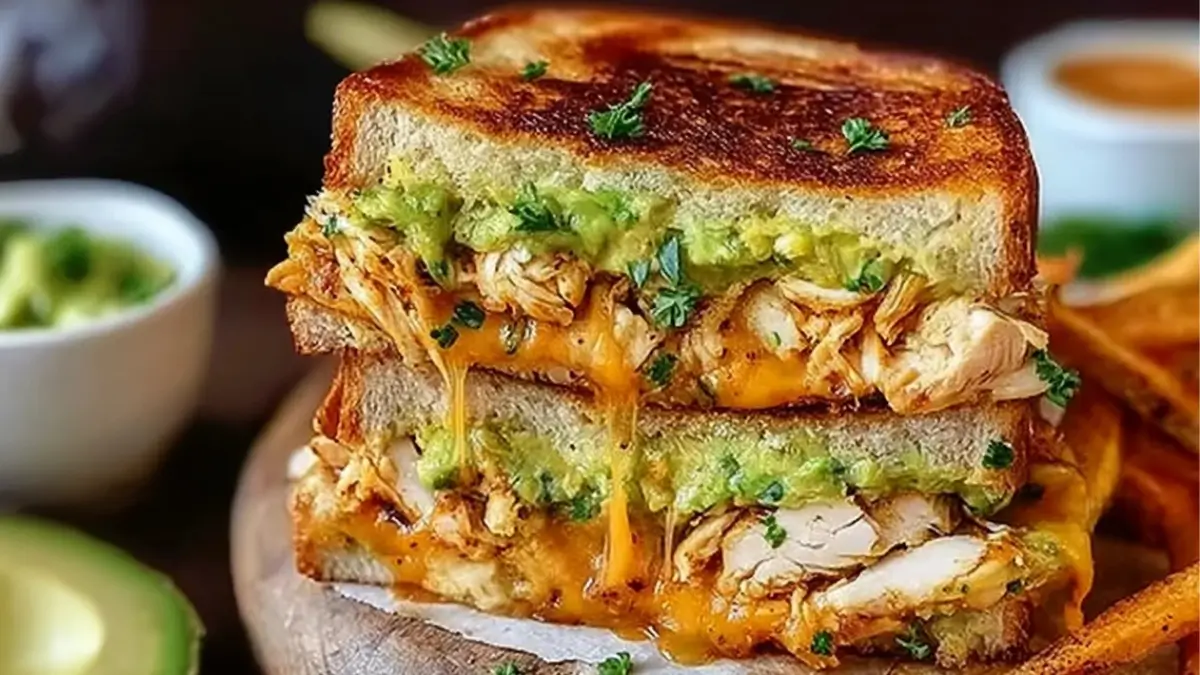 Chicken Avocado Melt Sandwich