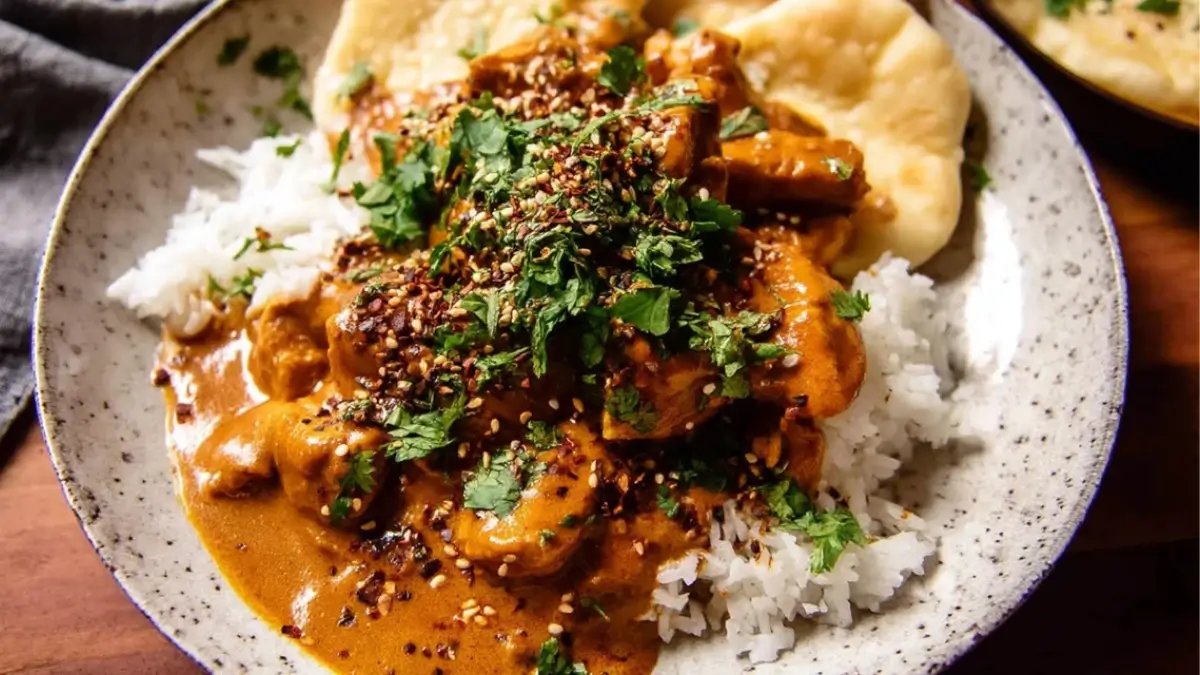 Crockpot Creamy Coconut Chicken Tikka Masala