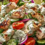 Mediterranean Tzatziki Chicken Salad
