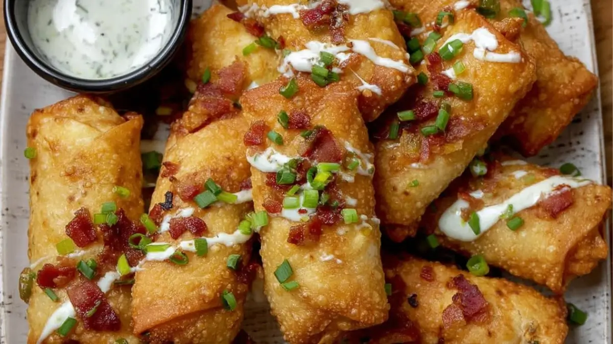 Jalapeño Popper Egg Rolls