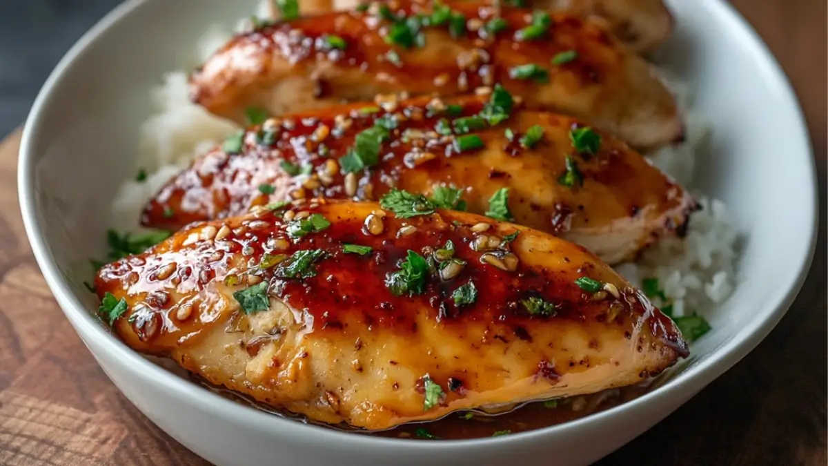 Easy Honey Garlic Chicken Sheet Pan Dinner