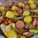 Sausage, Green Bean, and Potato Casserole
