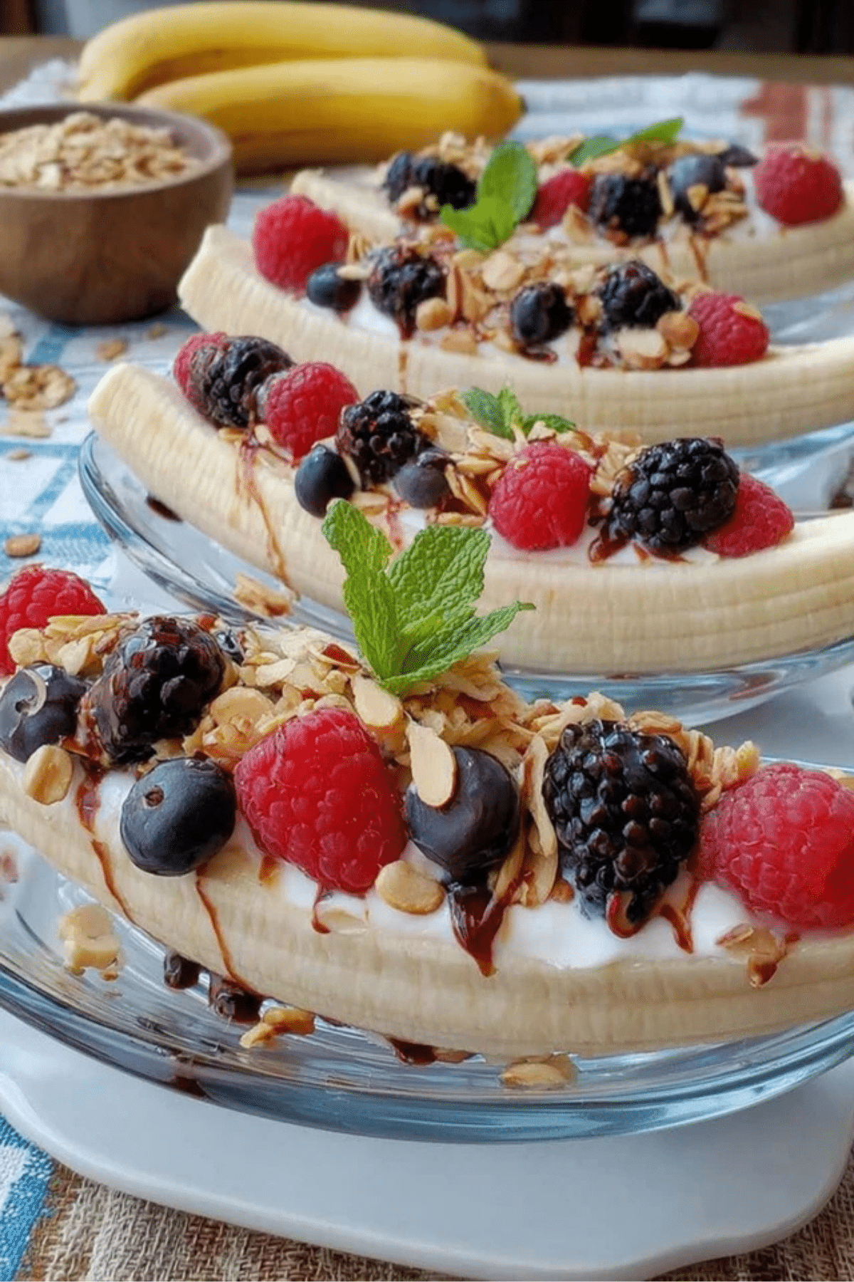 Banana Split Breakfast Bar