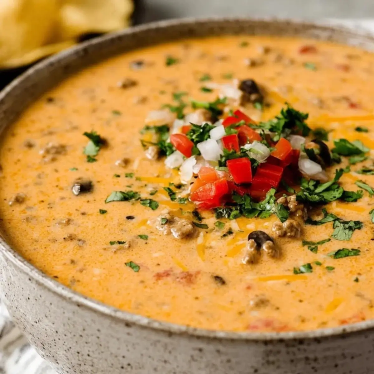 Cheesy Ground Beef Enchilada Chili Cheesy Ground Beef Enchilada Chili