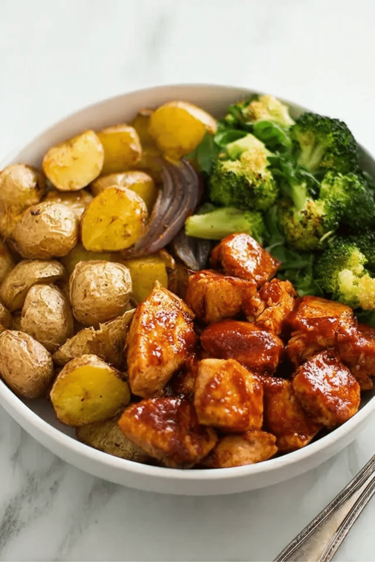 Chicken and Roasted Potato Bowl