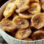 Cinnamon-Sugar Air Fryer Banana Chips