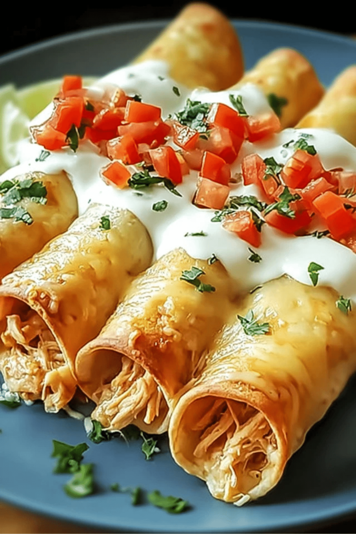 Cream Cheese Chicken Taquitos