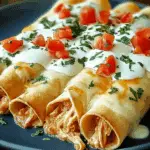 Cream Cheese Chicken Taquitos