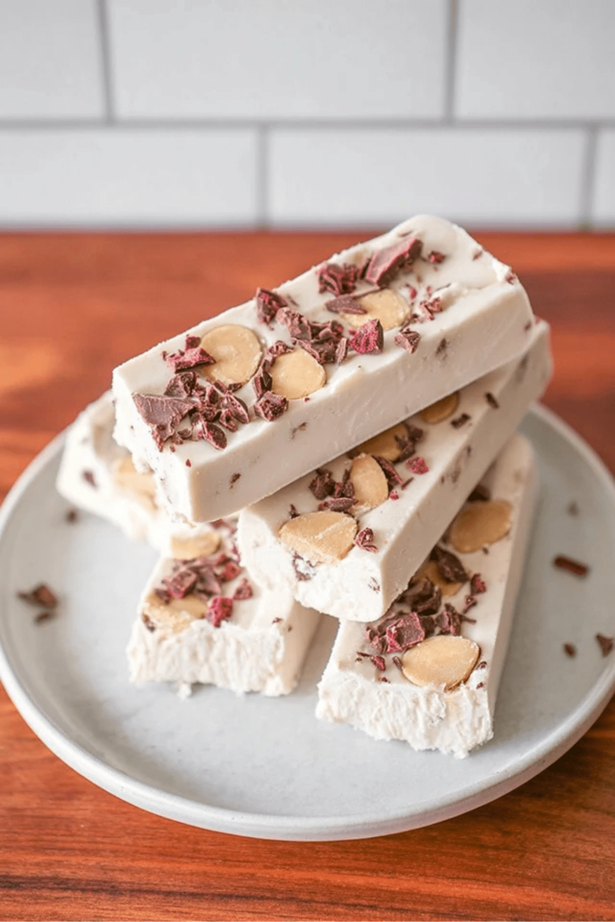 Frozen yogurt bars