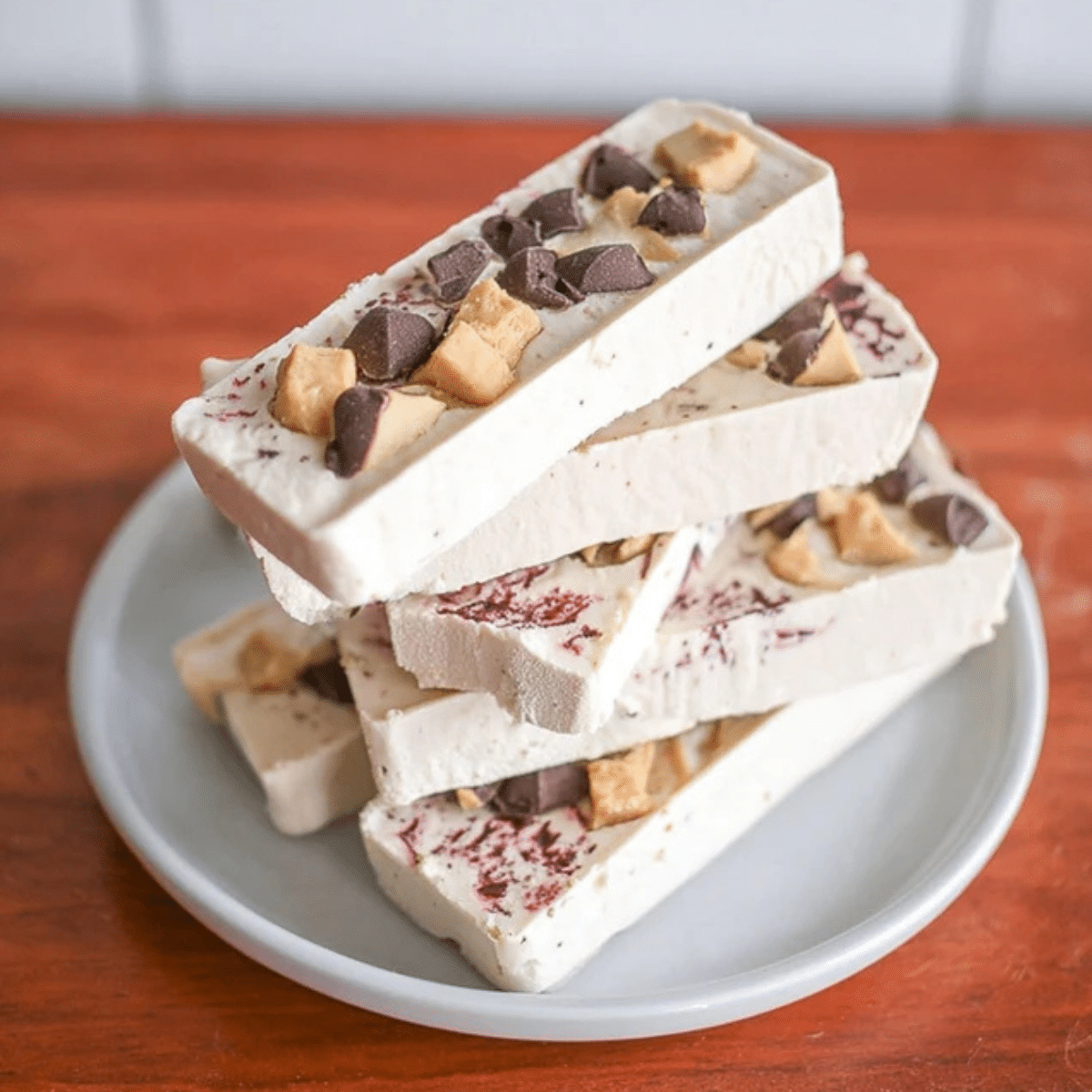 Frozen yogurt bars