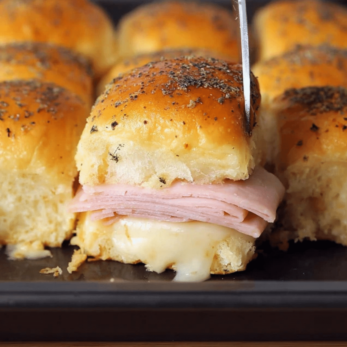 Ham and Havarti Cheese Sliders