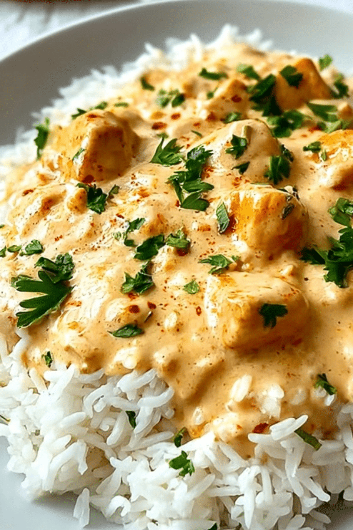 Creamy Smothered Chicken and Rice