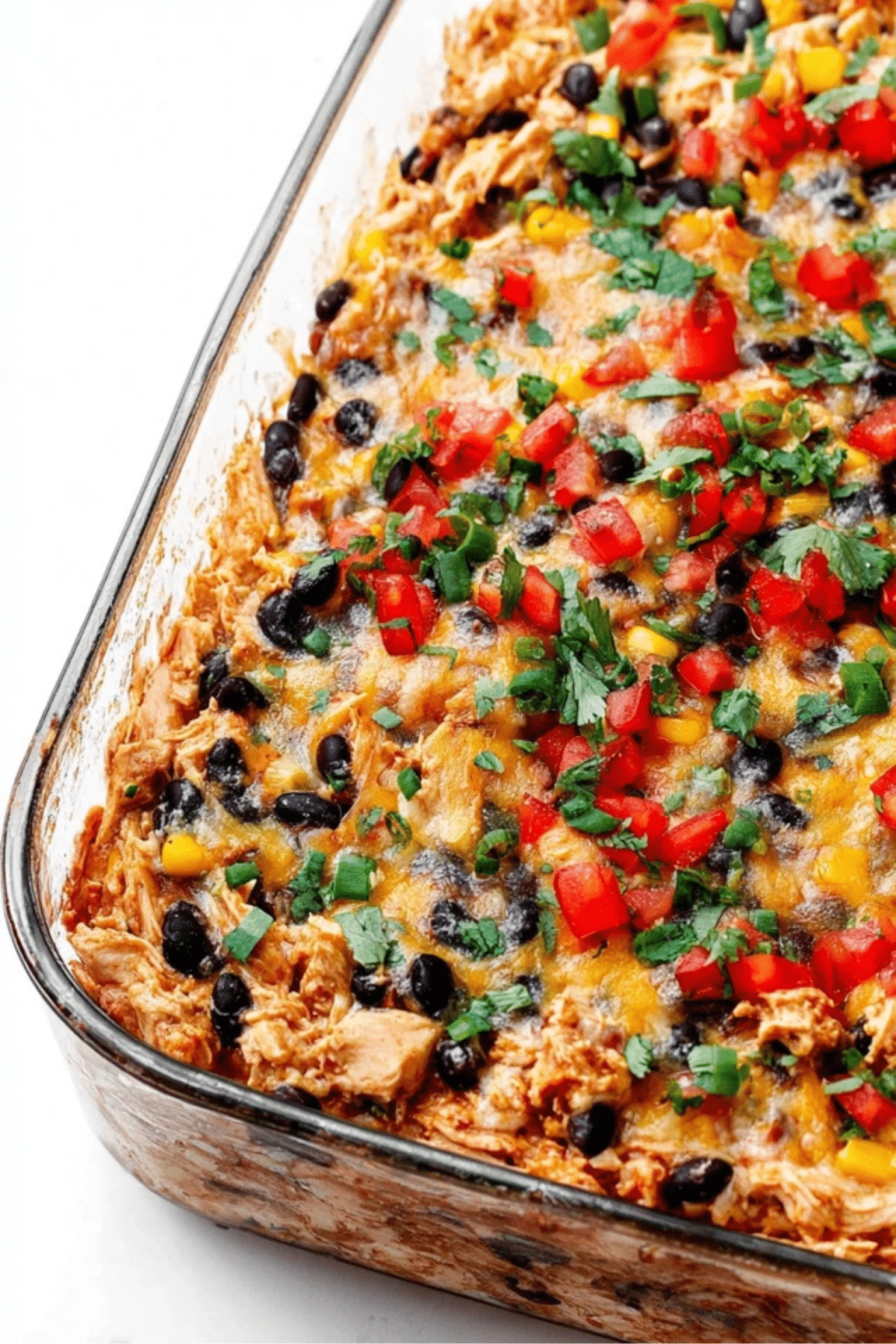 Easy Chicken Burrito Casserole