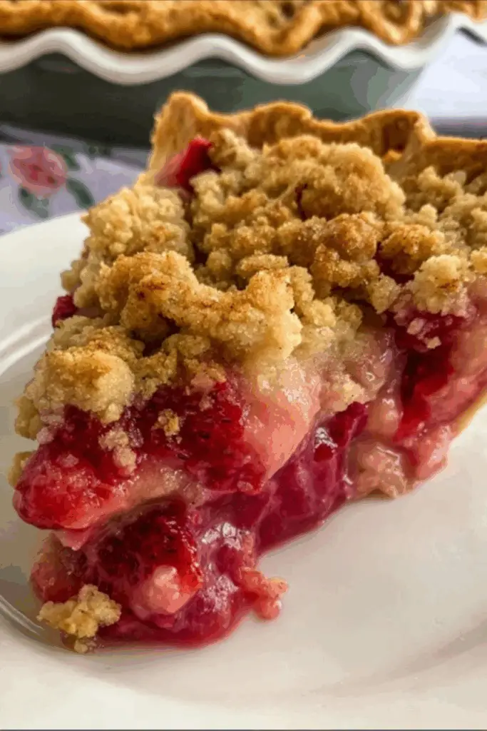 Strawberry Rhubarb Pie with Crumb Topping – Best Easy Recipe - recipe ...