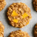 Healthy Peach Oatmeal Breakfast Cookies