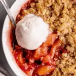 Easy Rhubarb Crisp