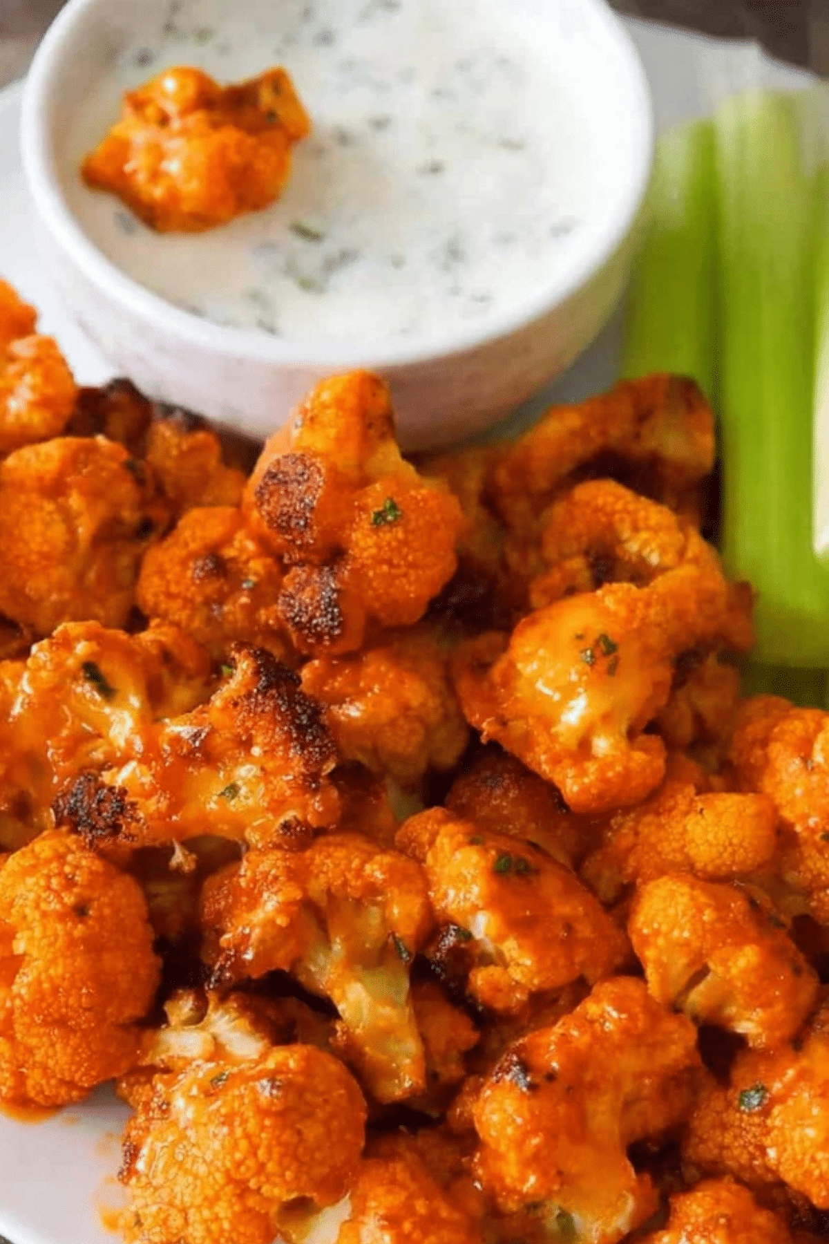 Buffalo Cauliflower Bites