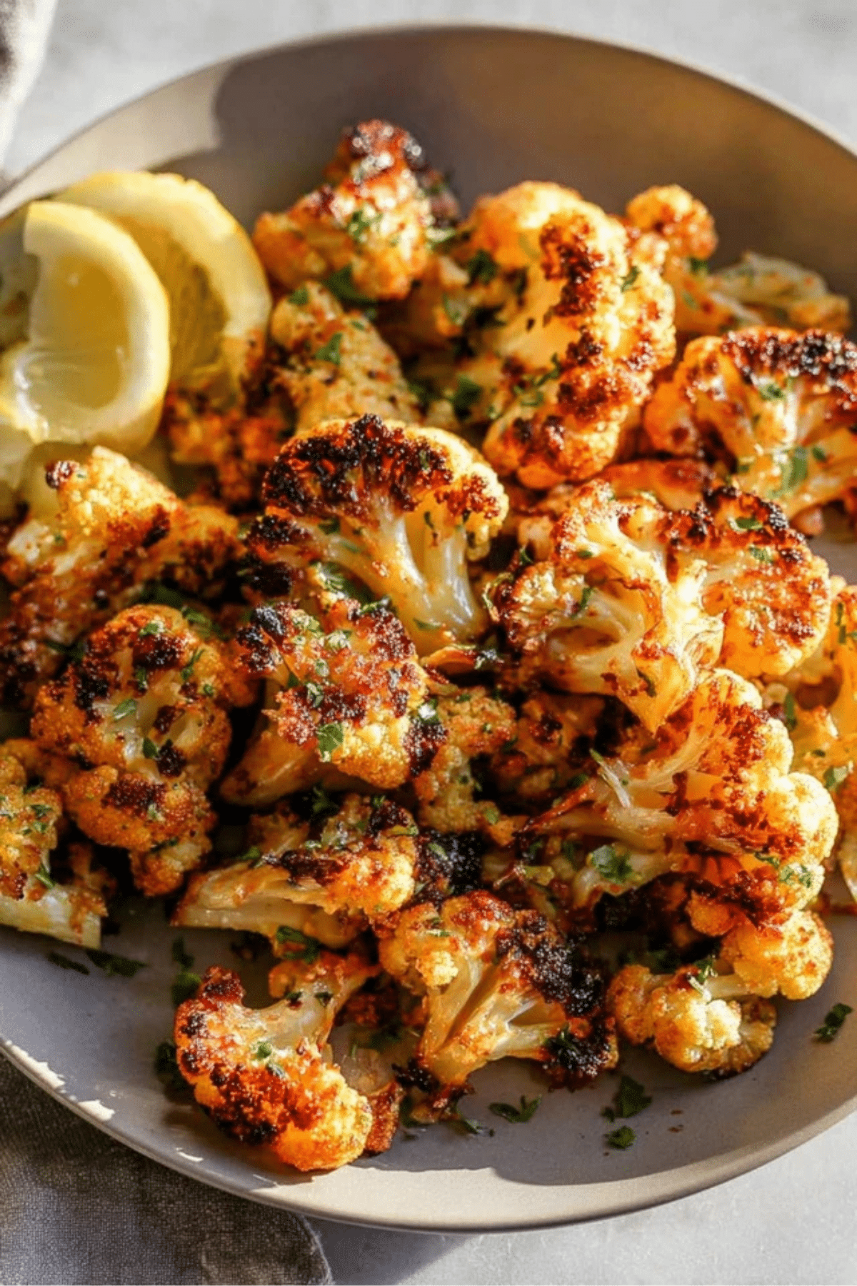 Garlic-Parmesan Roasted Cauliflower