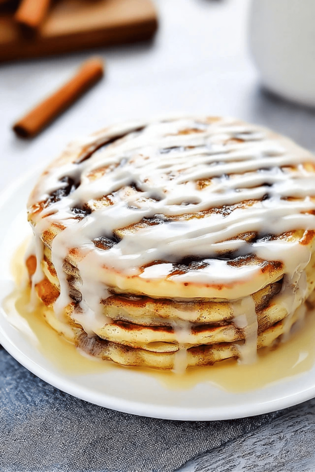 Cinnamon Roll Pancakes