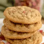 Brown Sugar Rhubarb Cookies