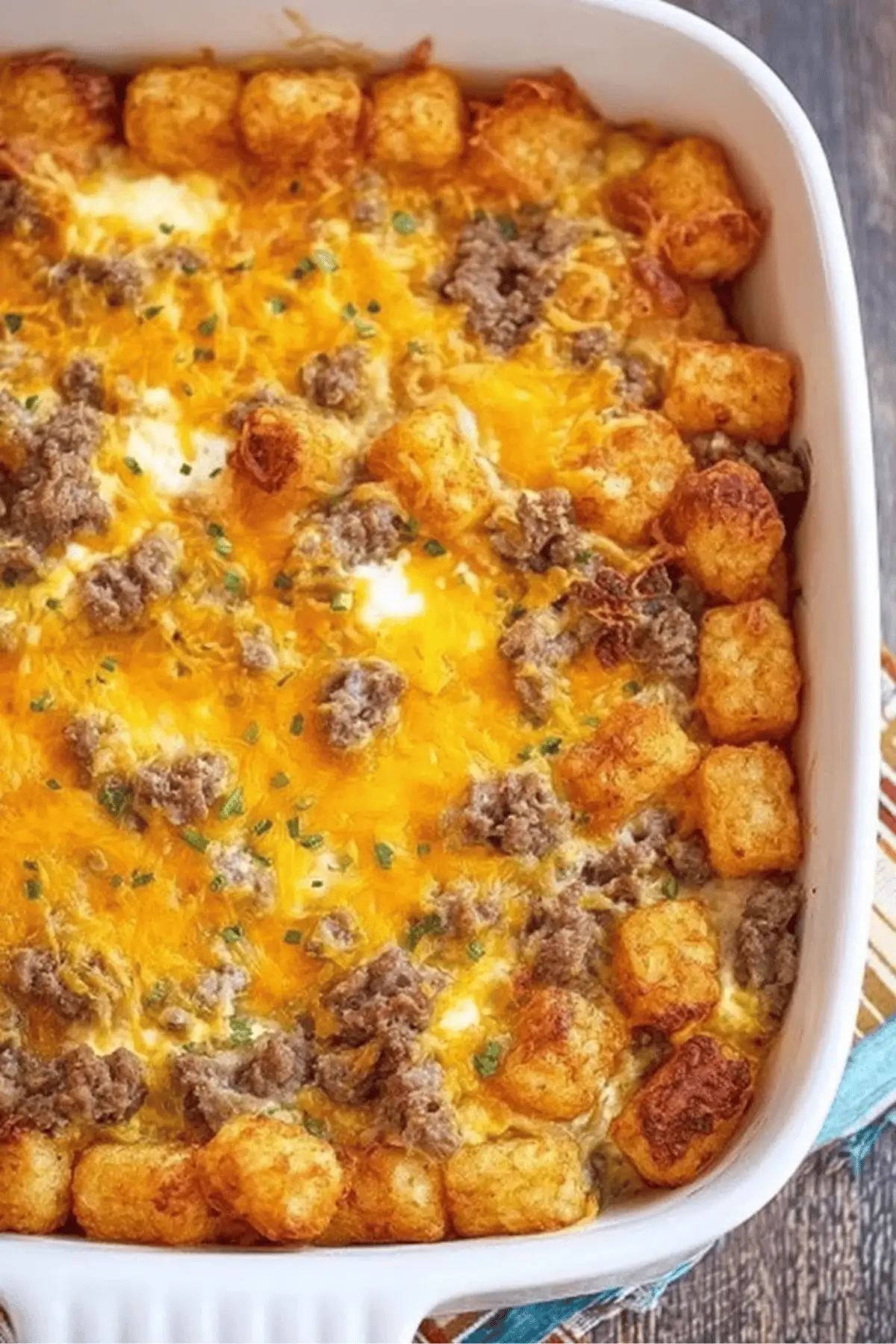 Tater Tot Sausage Breakfast Casserole Tater Tot Sausage Breakfast Casserole