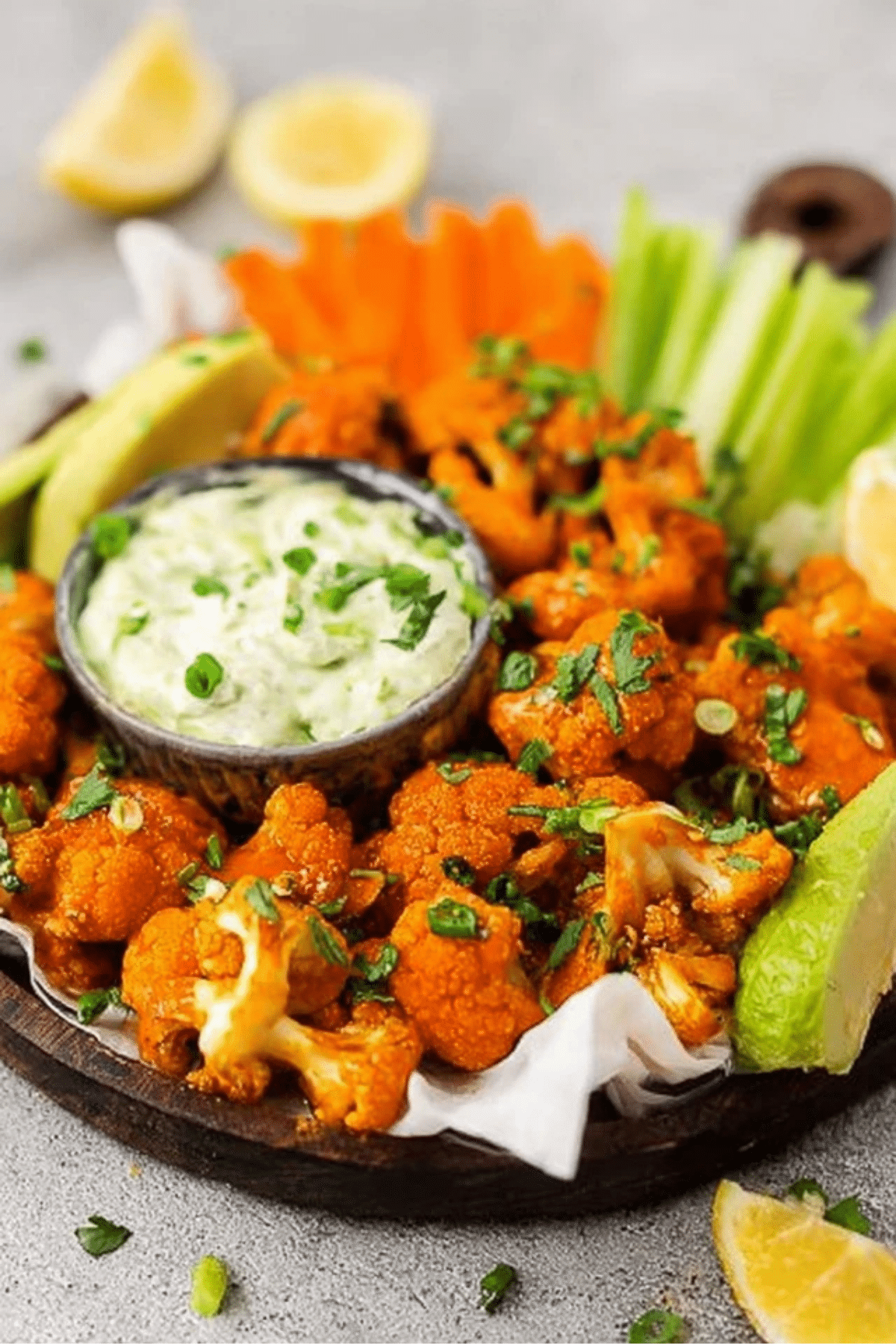 Crispy Buffalo Cauliflower Wings