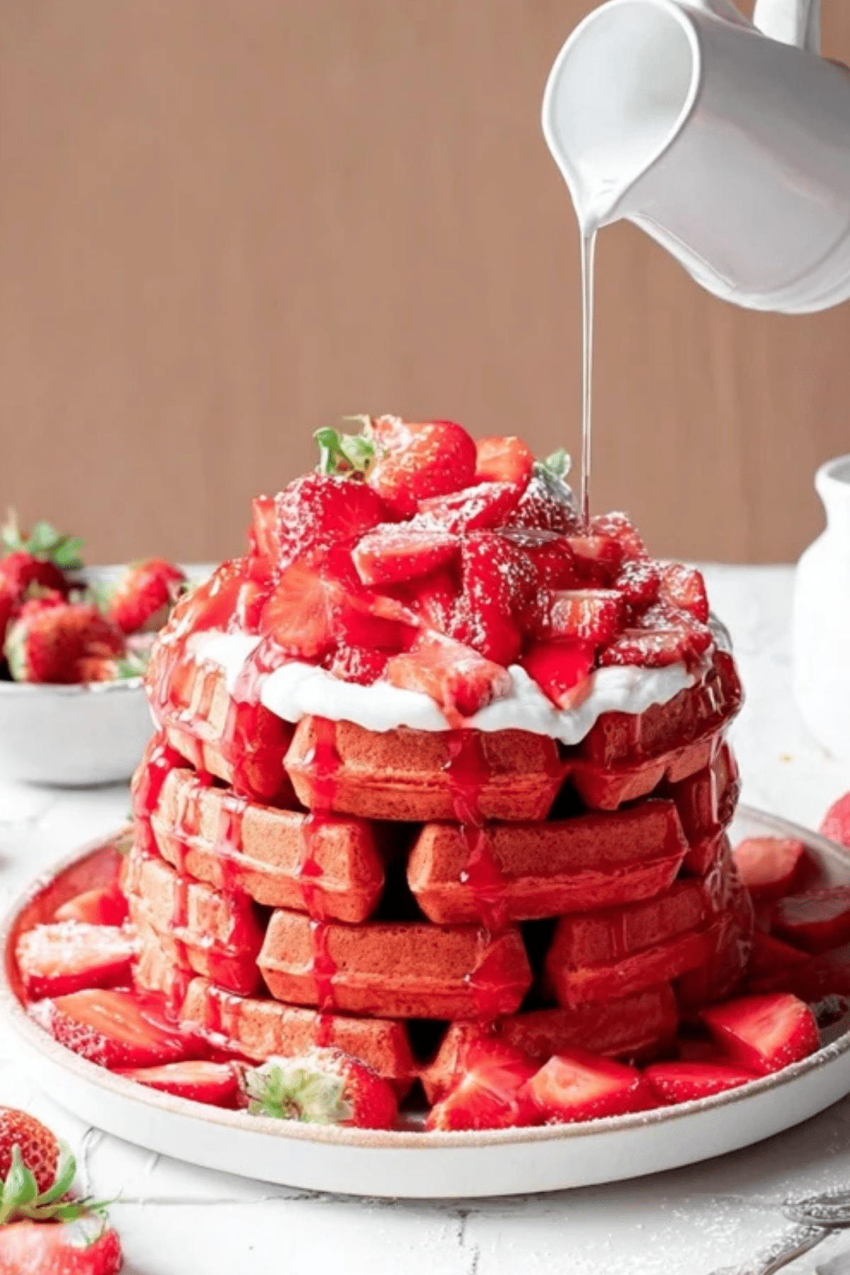 Strawberry Waffles
