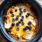 Slow Cooker Chicken Enchilada Casserole