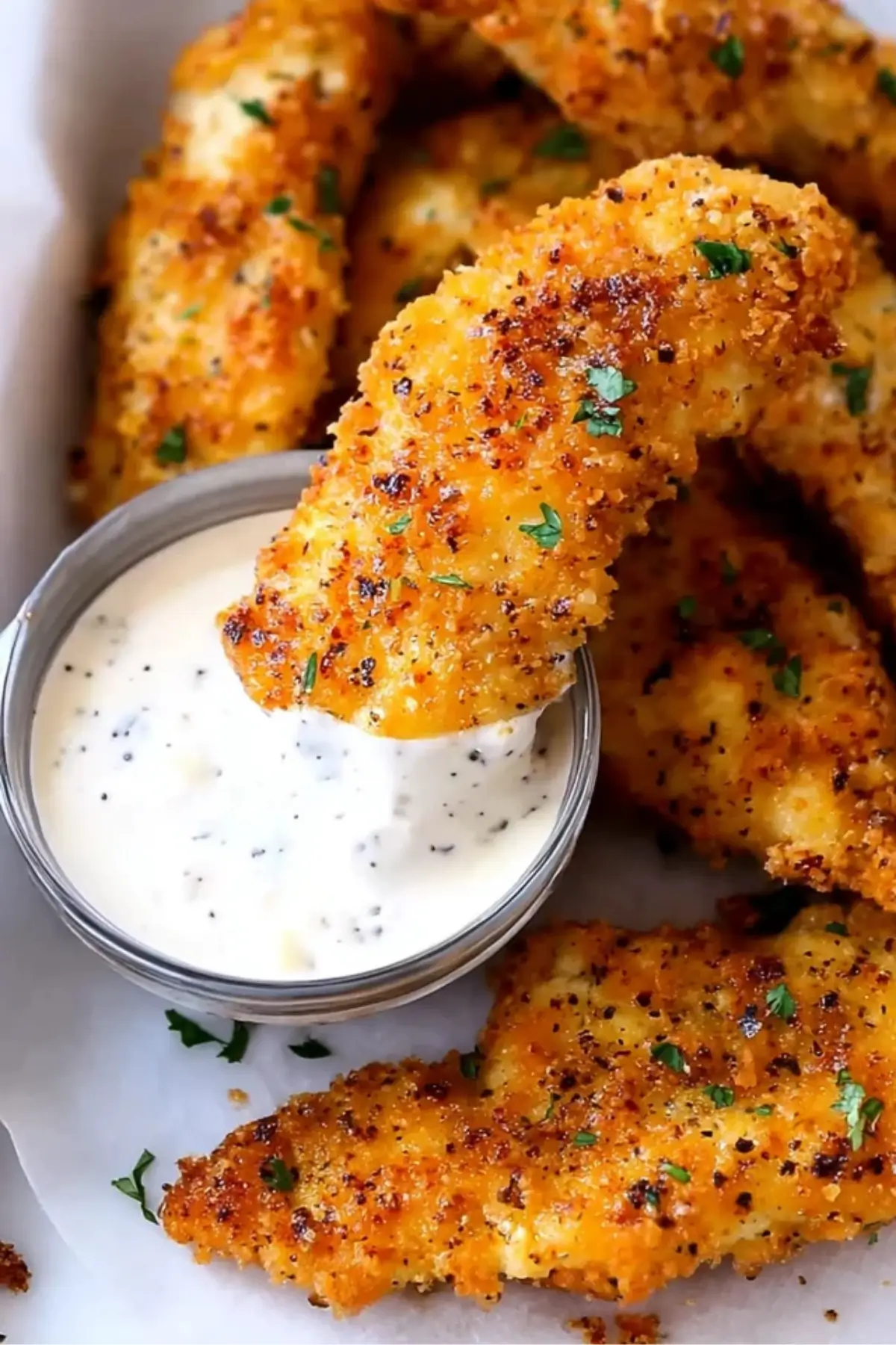 Crispy Baked Keto Chicken Tenders Crispy Baked Keto Chicken Tenders