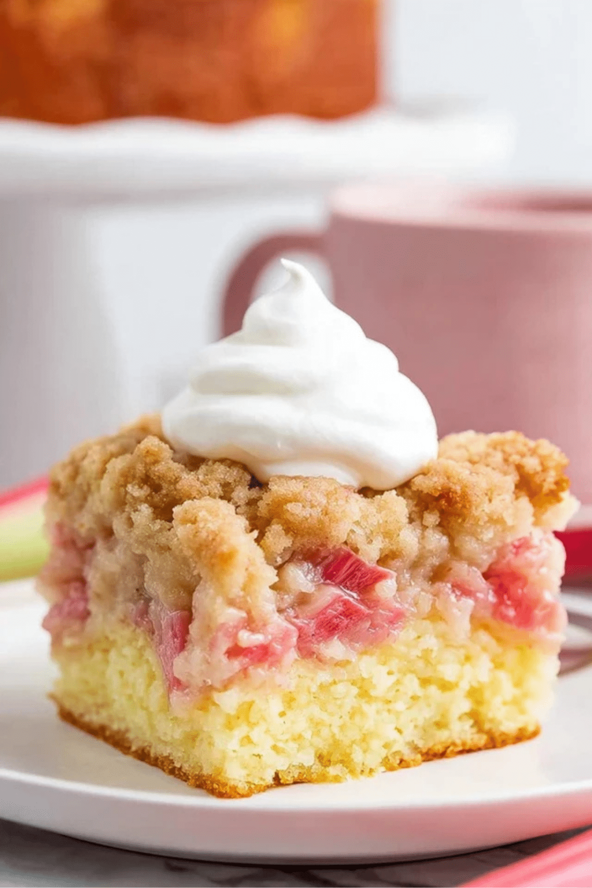 Rhubarb Coffee Cake