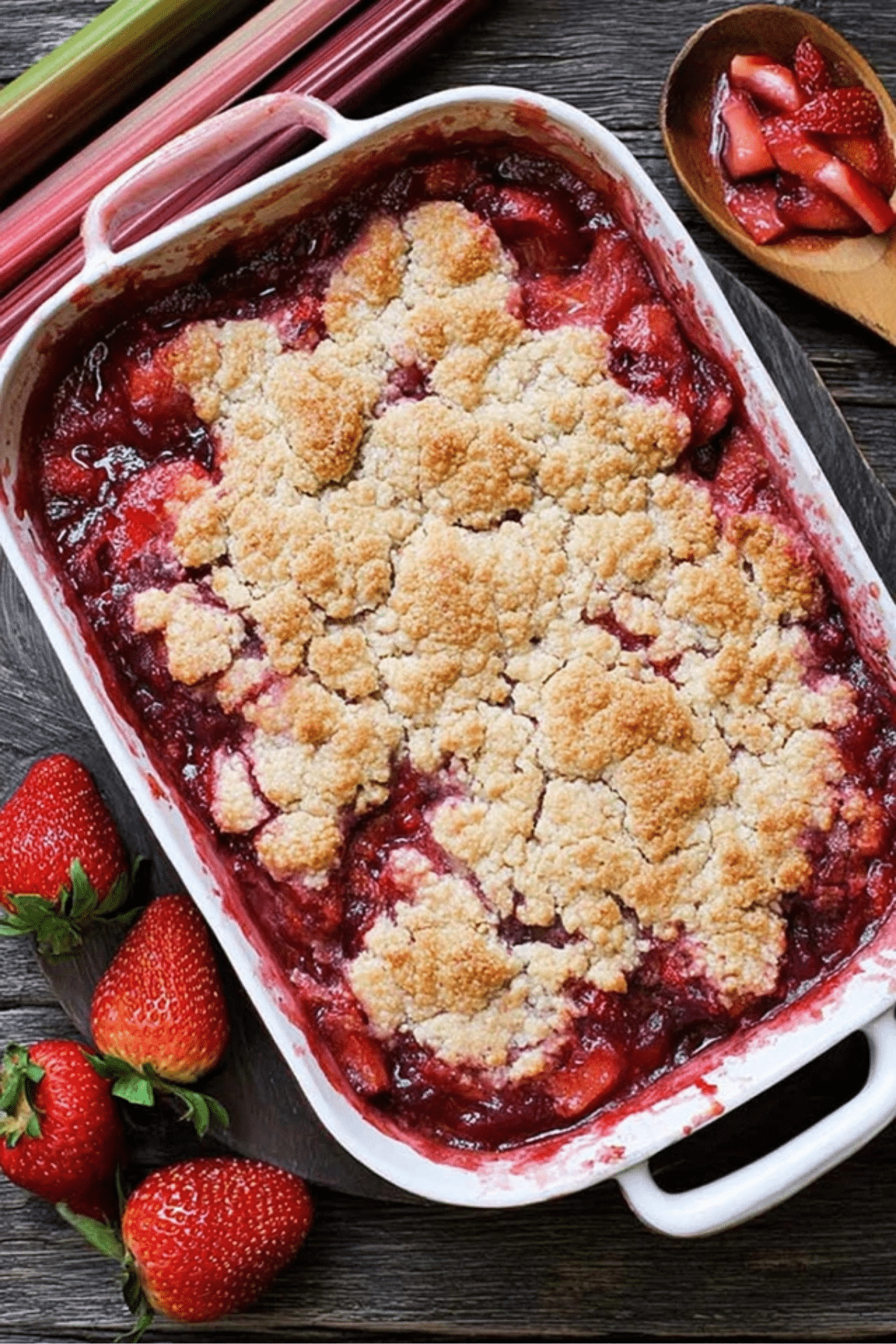 Strawberry Rhubarb Cobbler