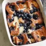 Overnight Blueberry French Toast Casserole